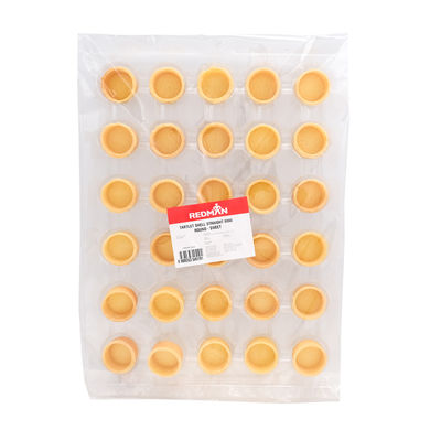 TARTLET SHELL STRAIGHT MINI ROUND - SWEET 33MM 30PC