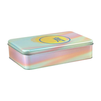 8S MOONCAKE METAL TIN W TRAY IRIDESCENT