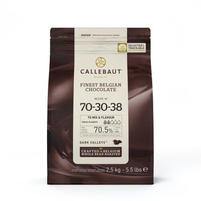 DARK COUVERTURE CHOCOLATE 70.5% 2.5KG