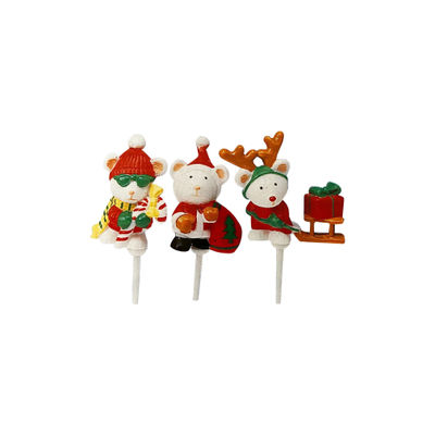 X'MAS ANIMAL C306P 3PC