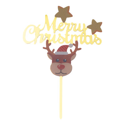 ARCYLIC PICK MERRY XMAS REINDEER