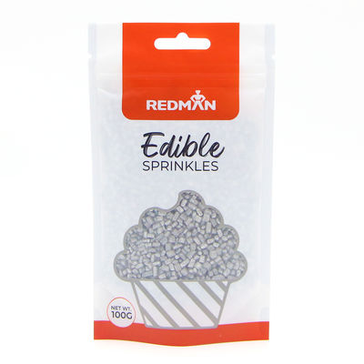 DECOR SANDING SUGAR SILVER 6 MESH 100G