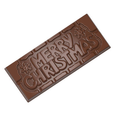 TABLET CHOCOLATE MOULD MERRY XMAS 4CAV CW12025