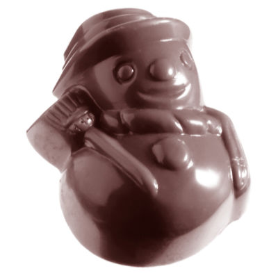 CHOCOLATE MOULD SNOWMAN 275X135X24MM 21CAV CW1333