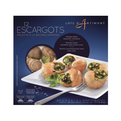 FROZEN ESCARGOTS 12PC