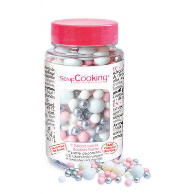 PASTEL BUBBLES SUGAR SPRINKLES 70G