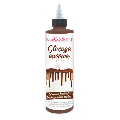 GLACAGE BROWN CHOCOLATE FLAVOUR GLAZE 130G