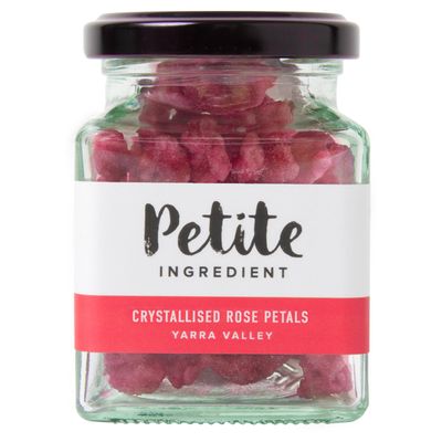 CRYSTALLISED ROSE PETALS 85G