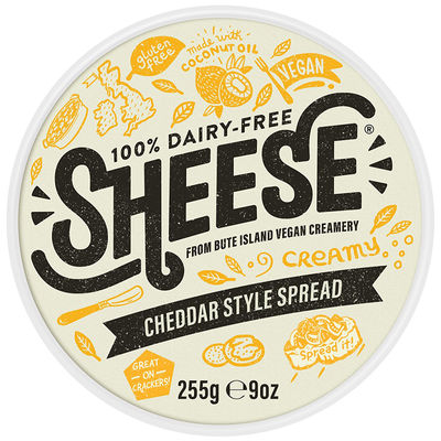 CREAMY SPREAD CHEDDAR STYLE VEGAN 255G