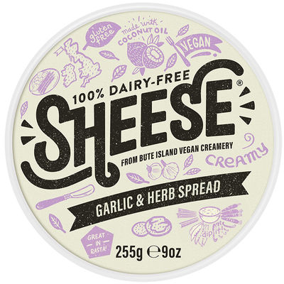 CREAMY SPREAD GARLIC & HERB VEGAN 255G