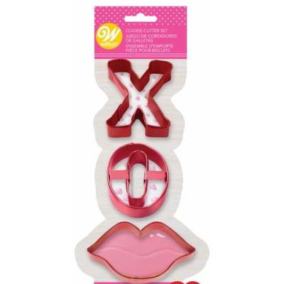 VALENTINE LIPS XO METAL CUTTER 2308-0-0342 3PC