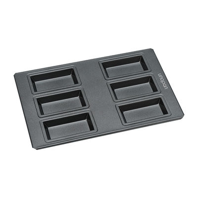 NONSTICK FINANCIER PAN 6CAV 30X20X2.1CM UN11012