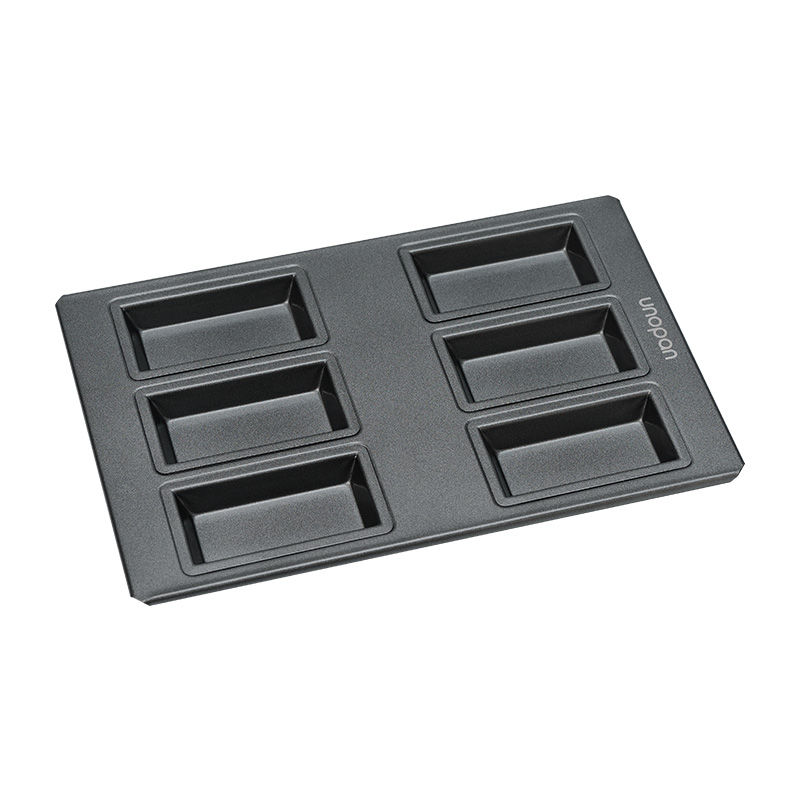 RedManShop  NONSTICK FINANCIER PAN 6CAV 30X20X2.1CM UN11012