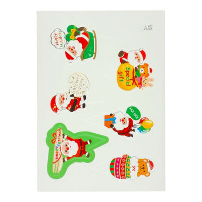 X'MAS DECOR CARD SET A 6PC