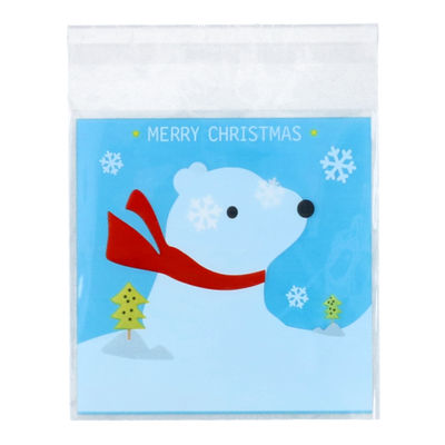 COOKIE BAG X'MAS BEAR BP8510 100PC