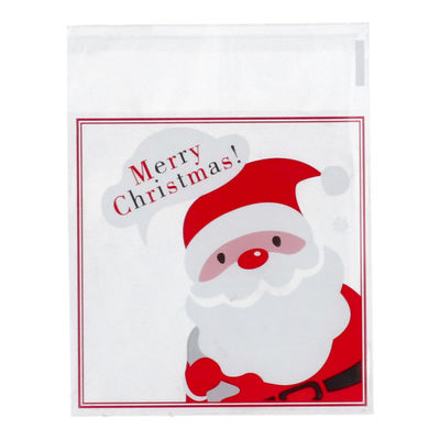 COOKIE BAG X'MAS SANTA BP8518 100PC