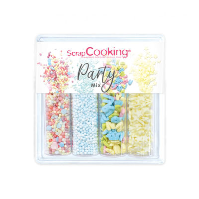 PARTY MIX SUGAR SPRINKLES SET 65G