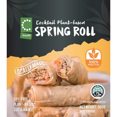 SPRING ROLL PLANT-BASED 500G 10PC