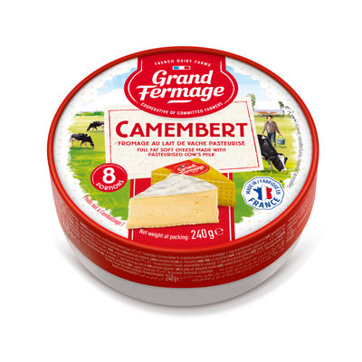 CAMEMBERT CHEESE 8X30G