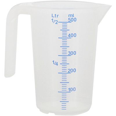 OPEN HANDLE MEASURING CUP 0.5L /206011