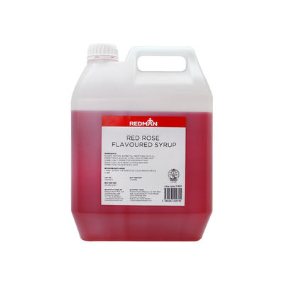 RED ROSE FLAVOURED SYRUP 5KG
