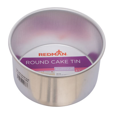 ROUND CAKE TIN ALUM ANODIZED 5"X3"