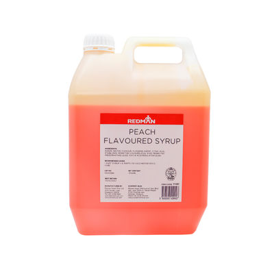 PEACH FLAVOURED SYRUP 5KG
