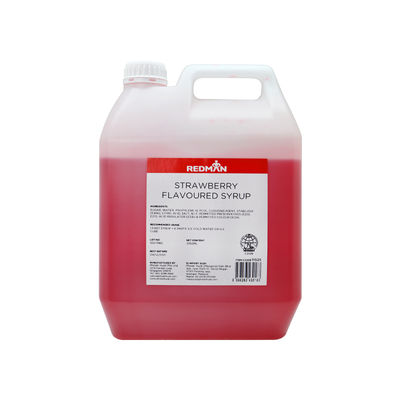 STRAWBERRY FLAVOURED SYRUP 5KG