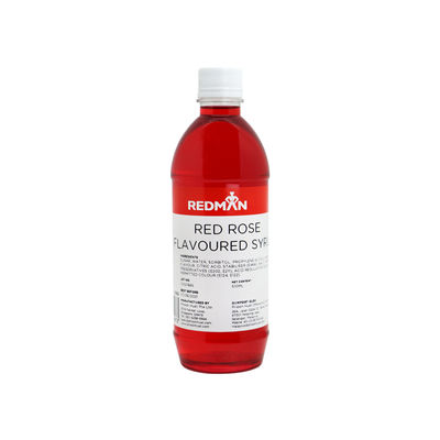 RED ROSE FLAVOURED SYRUP 510ML