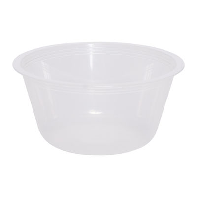 PP PLASTIC MICROWAVABLE CONTAINER 150ML Ø87MMX42MM 100PC