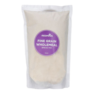 WHOLEMEAL FINE GRAIN BREAD PREMIX 500G