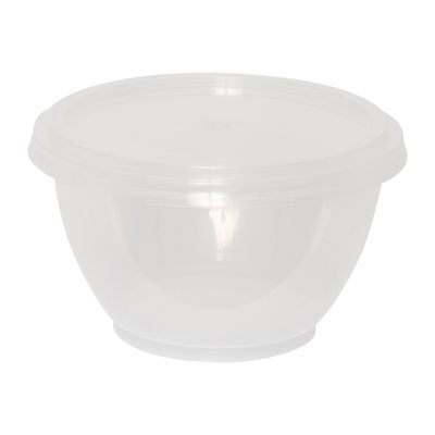 PP PLASTIC MICROWAVABLE CONTAINER 200ML Ø93MMX52MM 50PC