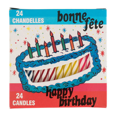 BIRTHDAY CANDLE 2.5 24PCS