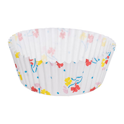 GREASEPROOF BAKING CASES 90MM FLORAL