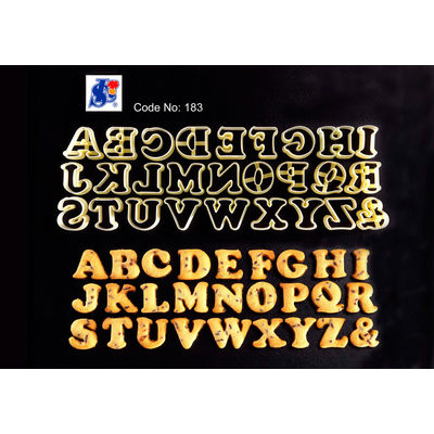 COOKIE CUTTER ALPHABETS 183