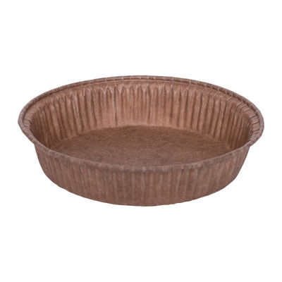 PAPER PIE MOULD ROUND 90X21X100 BROWN 25PC