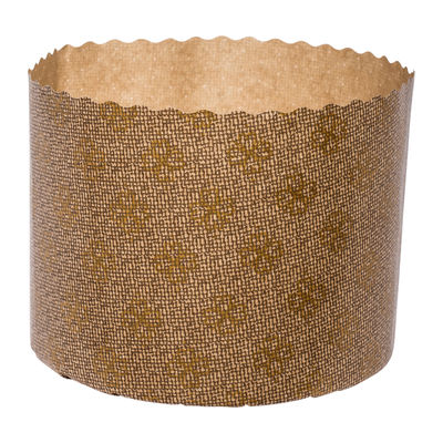 MOULD PANETTONE ALTO 110X85MM GOLD 10PC