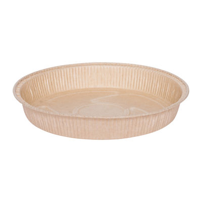 PAPER PIE MOULD ROUND 180X30X189 GOLD 10PC