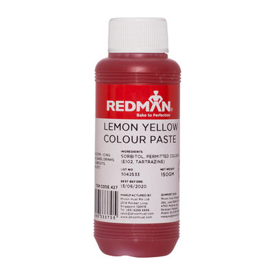 LEMON YELLOW COLOUR PASTE 150G