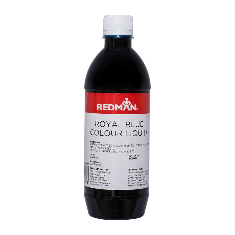 RedManShop  ROYAL BLUE COLOUR LIQUID 500ML