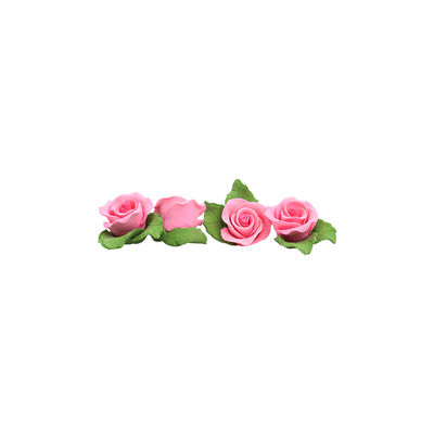 GUMPASTE FLOWER- PINK MKKD 28PCS 4X4CM