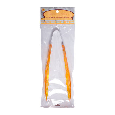 PLASTIC FOOD TONG (YELLOW ORANGE) SN4017