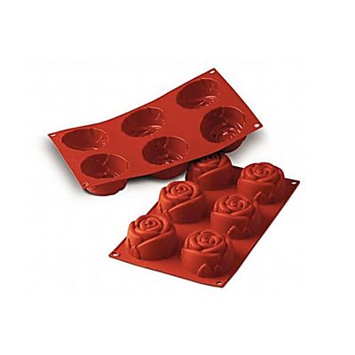 SILICON MOULD BIG ROSES SF077 30.077.00.0060