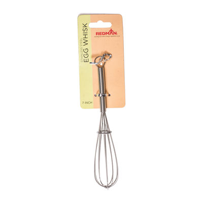 STAINLESS STEEL COCKTAIL WHISK 7" 12SET