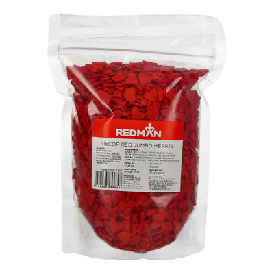 RED JUMBO HEARTS DECOR 500G