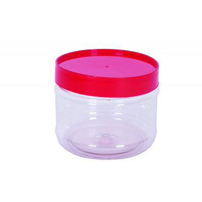 ROUND PET BOTTLE RED CAP 800ML 4022