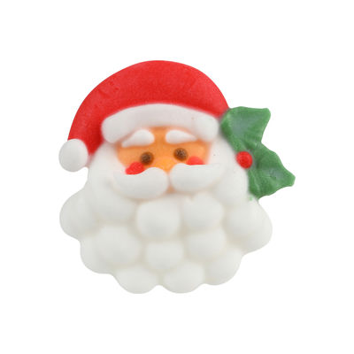 CHRISTMAS ICING SANTA HEAD 7X37X34MM K109