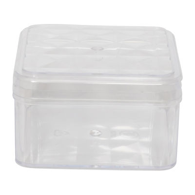 CLEAR SQUARE PS CONTAINER 110X110XH60MM FF2708