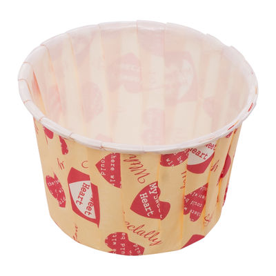 SOUFFLE BAKING CASE SWEET HEART  44X35MM 100PCS