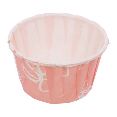 SOUFFLE BAKING CASE PINK/RIBBON 38X28MM 100PCS